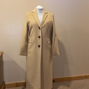 George Simonton Australian lambswool and cashmere coat